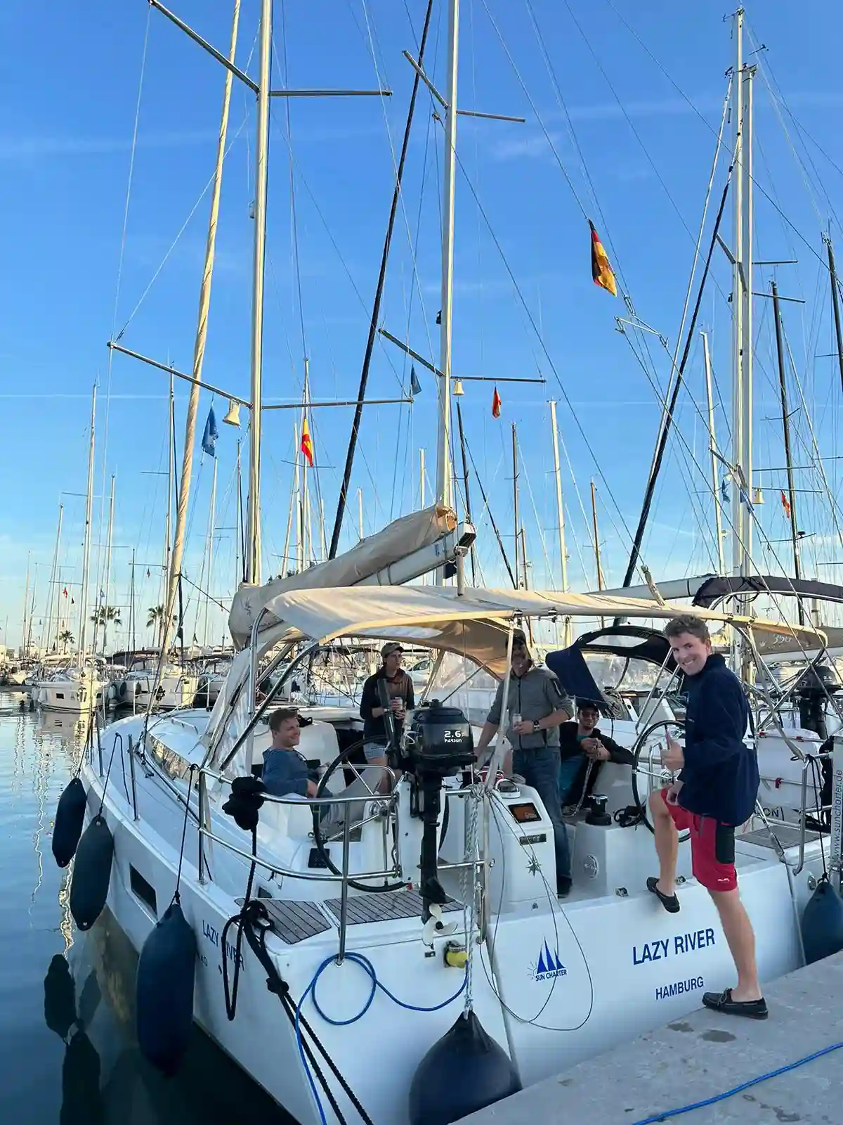 SKS-Ausbildung an Bord einer Segelyacht in Palma auf Mallorca
